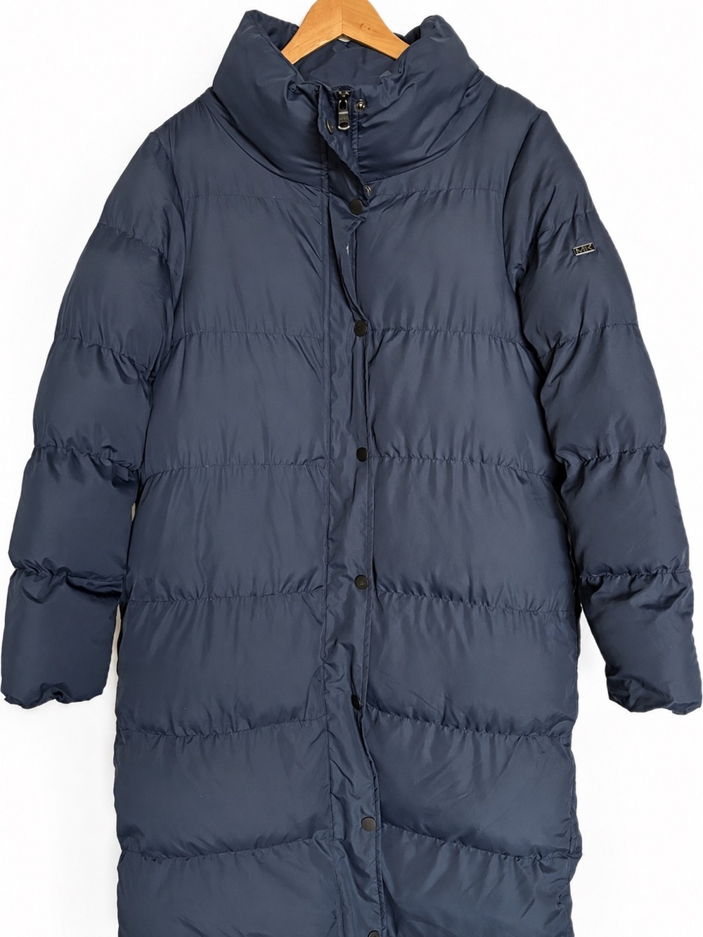 Marc New York Navy Long Puffer Coat